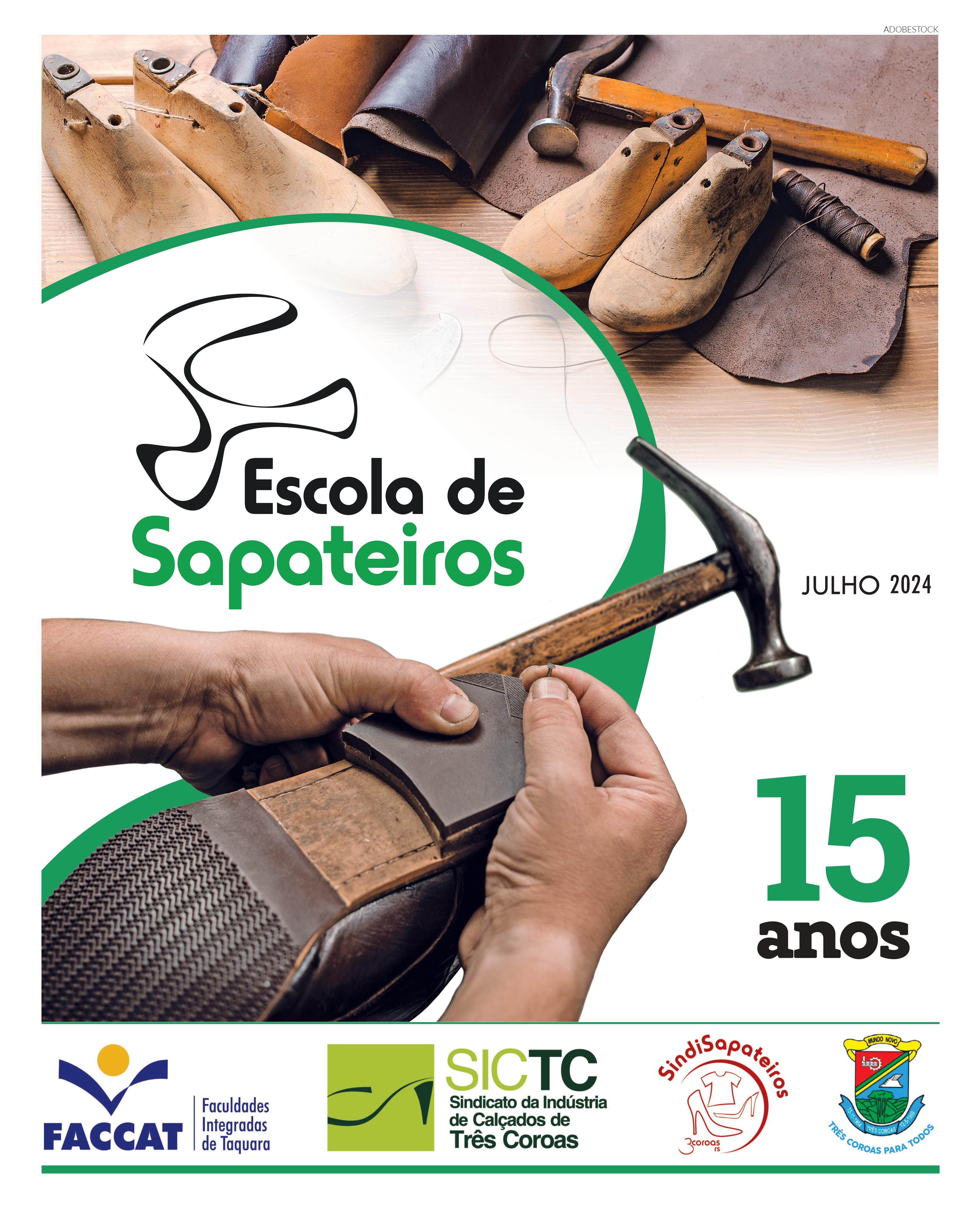 Escola de Sapateiros - Caderno 15 anos